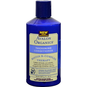Avalon Organics Thickening Conditioner Biotin B-complex Therapy - 14 Fl Oz - Vita-Shoppe.com