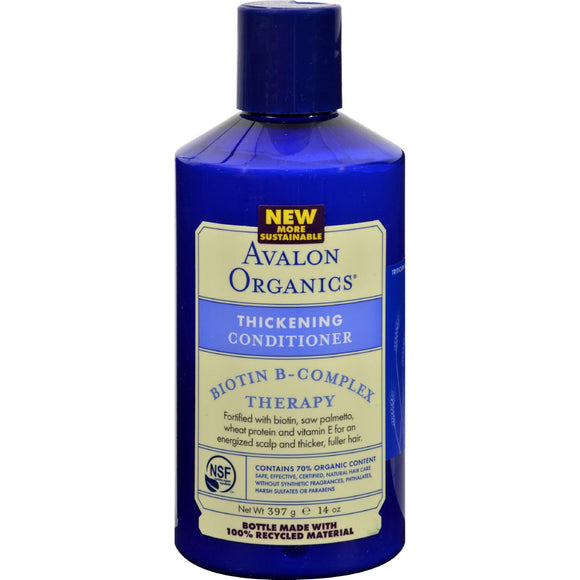 Avalon Organics Thickening Conditioner Biotin B-complex Therapy - 14 Fl Oz - Vita-Shoppe.com
