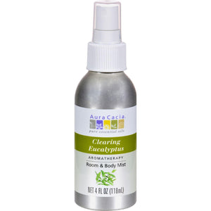 Aura Cacia Aromatherapy Mist Eucalyptus Harvest - 4 Fl Oz - Vita-Shoppe.com