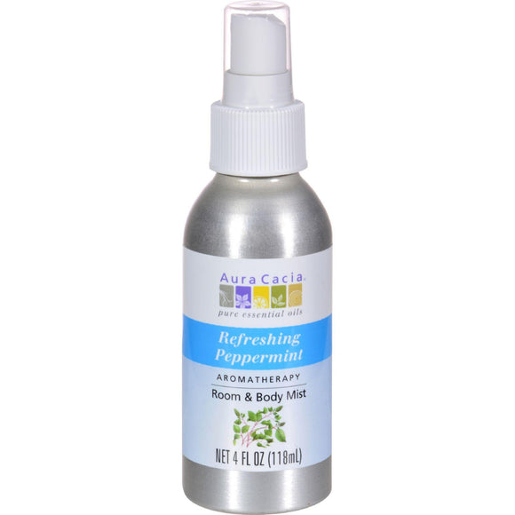 Aura Cacia Aromatherapy Mist Peppermint Harvest - 4 Fl Oz - Vita-Shoppe.com