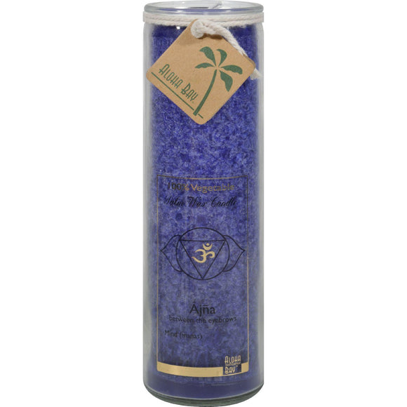 Aloha Bay Unscented Chakra Jar Abundance Indigo - 1 Candle - Vita-Shoppe.com