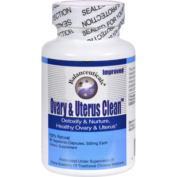 Balanceuticals Ovary And Uterus Clean - 500 Mg - 60 Capsules - Vita-Shoppe.com