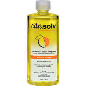 Citrasolv Natural Cleaner And Degreaser Valencia Orange - 8 Fl Oz - Vita-Shoppe.com