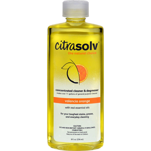 Citrasolv Natural Cleaner And Degreaser Valencia Orange - 8 Fl Oz - Vita-Shoppe.com