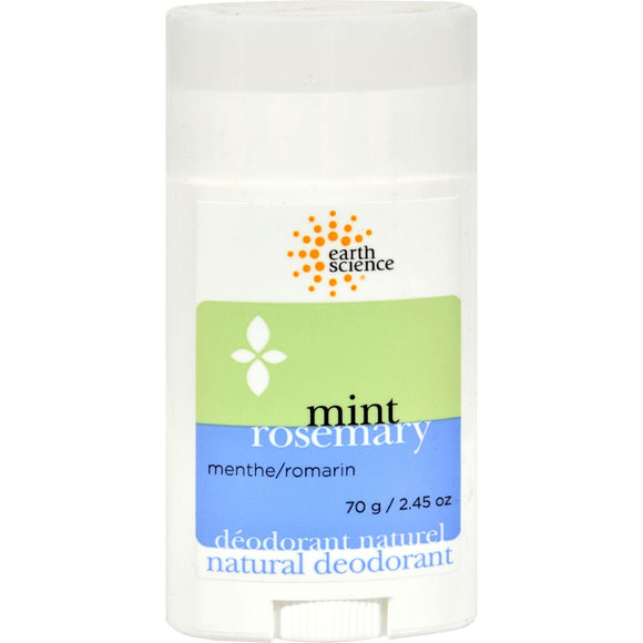 Earth Science Deodorant Natural Mint Rosemary - 2.5 Oz - Vita-Shoppe.com
