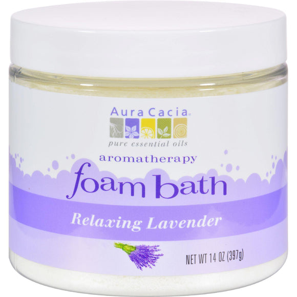 Aura Cacia Foam Bath Relaxing Lavender - 14 Oz - Vita-Shoppe.com