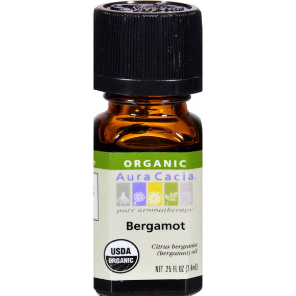 Aura Cacia Organic Bergamot - .25 Oz - Vita-Shoppe.com