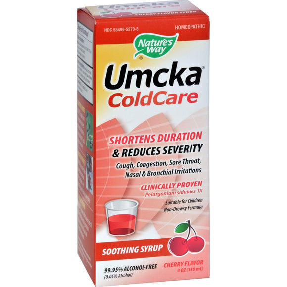 Nature's Way Umcka Coldcare Syrup Cherry - 4 Fl Oz - Vita-Shoppe.com