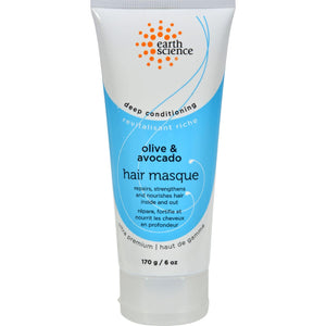 Earth Science Olive And Avocado Deep Conditioning Masque - 6 Fl Oz - Vita-Shoppe.com