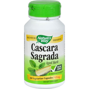 Nature's Way Cascara Sagrada Aged Bark - 100 Vcaps - Vita-Shoppe.com