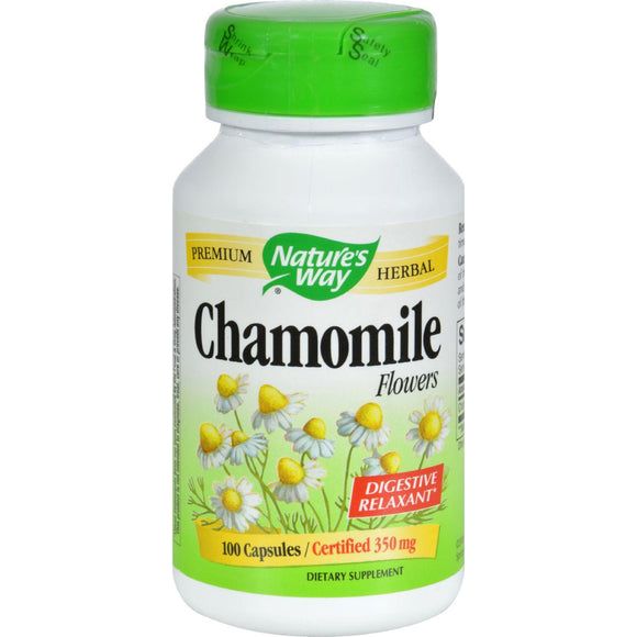 Nature's Way Chamomile Flowers - 100 Capsules - Vita-Shoppe.com