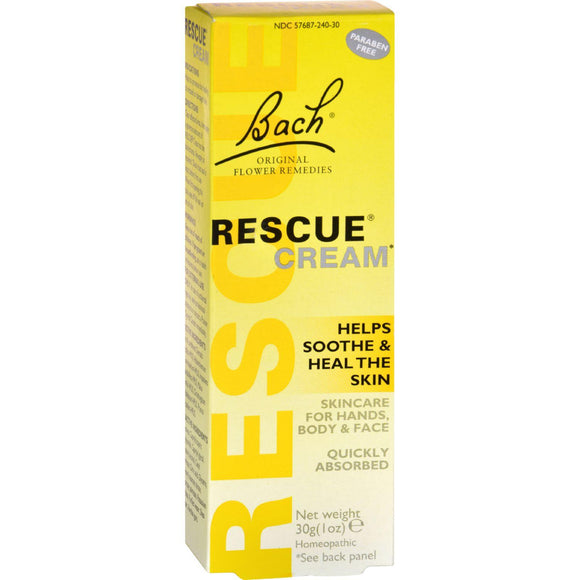 Bach Flower Remedies Rescue Cream - 1 Fl Oz - Vita-Shoppe.com