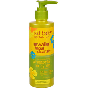Alba Botanica Enzyme Facial Cleanser Pineapple - 8 Fl Oz - Vita-Shoppe.com