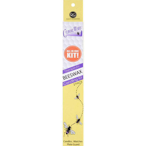 Cylinder Works Beeswax Ear Candles - 2 Pack - Vita-Shoppe.com