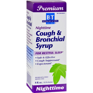 Boericke And Tafel Cough And Bronchial Syrup Nighttime - 8 Fl Oz - Vita-Shoppe.com