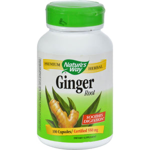 Nature's Way Ginger Root - 100 Capsules - Vita-Shoppe.com