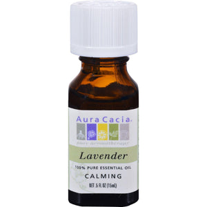 Aura Cacia Pure Essential Oil Lavender - 0.5 Fl Oz - Vita-Shoppe.com