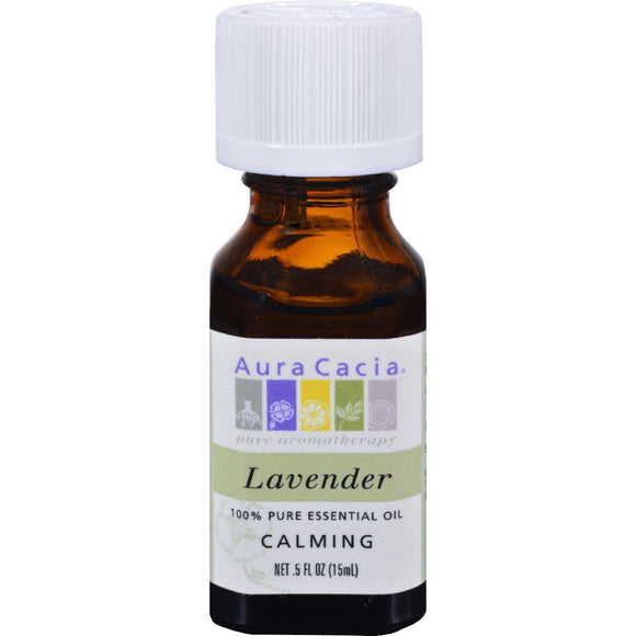 Aura Cacia Pure Essential Oil Lavender - 0.5 Fl Oz - Vita-Shoppe.com