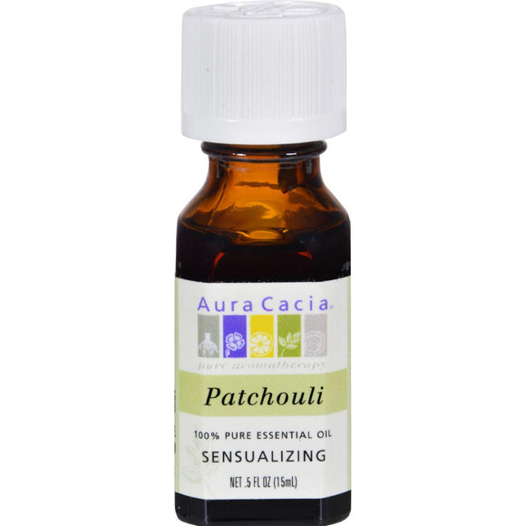 Aura Cacia Pure Essential Oil Patchouli - 0.5 Fl Oz - Vita-Shoppe.com