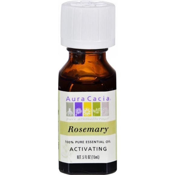 Aura Cacia Pure Essential Oil Rosemary - 0.5 Fl Oz - Vita-Shoppe.com