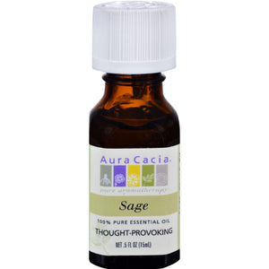 Aura Cacia Essential Oil Sage - 0.5 Fl Oz - Vita-Shoppe.com