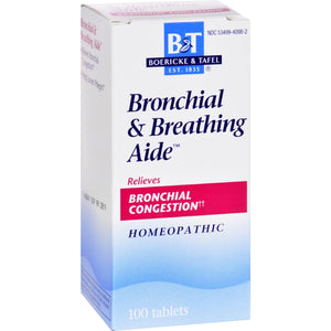 Boericke And Tafel Bronchitis And Asthma Aide - 100 Tablets - Vita-Shoppe.com
