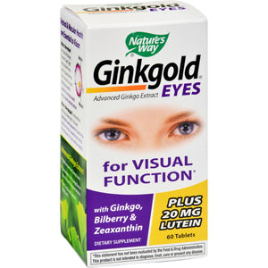 Nature's Way Ginkgold Eyes - 60 Tablets - Vita-Shoppe.com