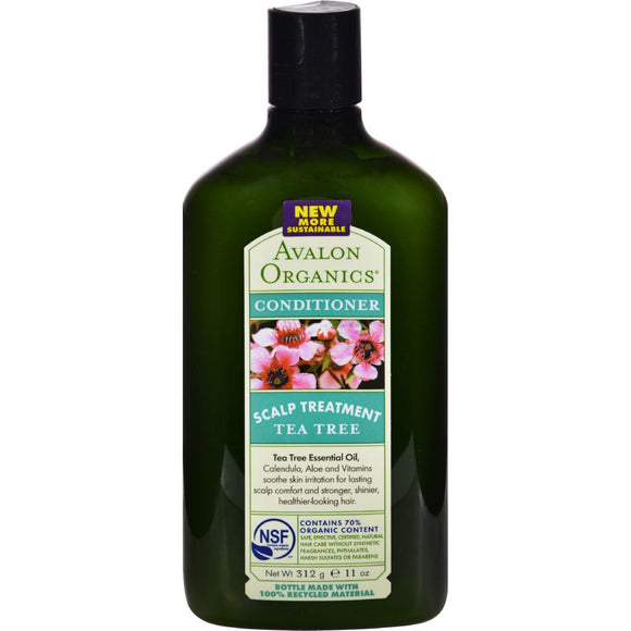 Avalon Organics Scalp Treatment Tea Tree Conditioner - 11 Fl Oz - Vita-Shoppe.com