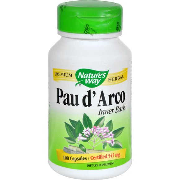 Nature's Way Pau D'arco Inner Bark - 100 Capsules - Vita-Shoppe.com