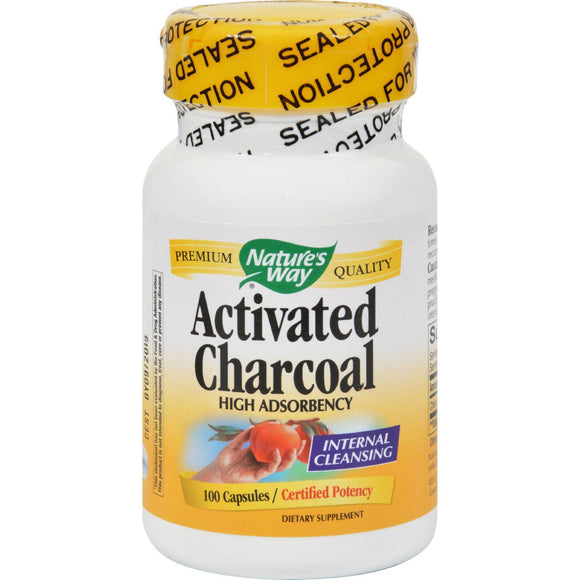 Nature's Way Activated Charcoal Hi Pot - 100 Caps - Vita-Shoppe.com