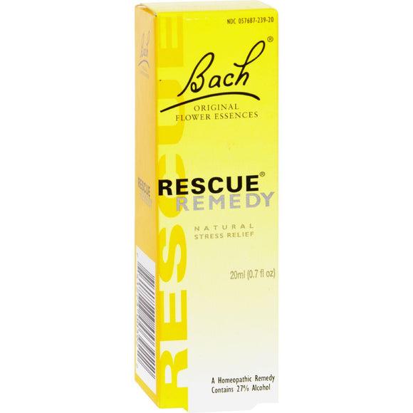 Bach Flower Remedies Rescue Remedy Natural Stress Relief - 0.7 Fl Oz - Vita-Shoppe.com