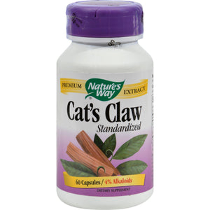 Nature's Way Cats Claw Standardized - 60 Capsules - Vita-Shoppe.com