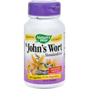 Nature's Way St John's Wort Standardized - 90 Capsules - Vita-Shoppe.com