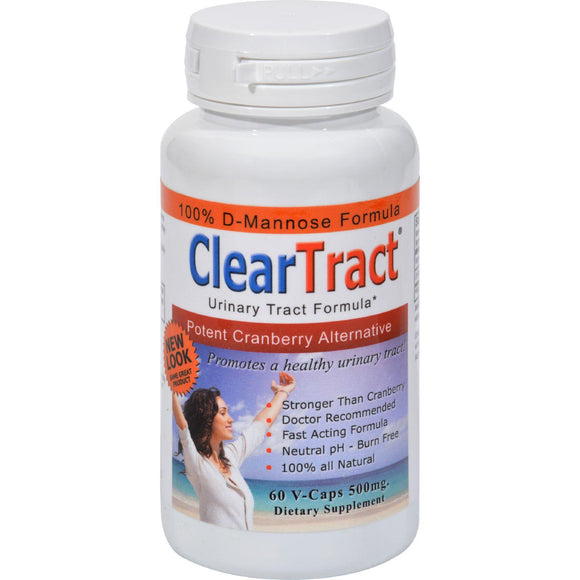 Cleartract D-mannose Formula - 500 Mg - 60 Capsules - Vita-Shoppe.com