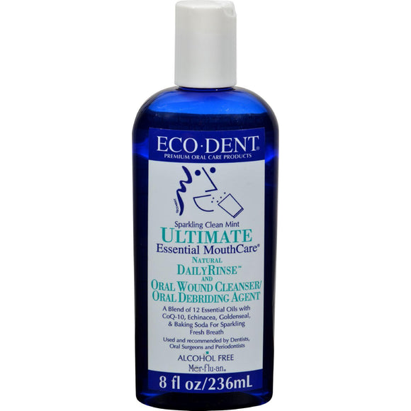 Eco-dent Dailyrinse Mouthrinse - Mint - 8 Oz - Vita-Shoppe.com