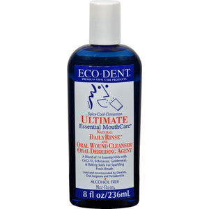 Eco-dent Dailyrinse Mouthrinse - Cinnamon - 8 Oz - Vita-Shoppe.com