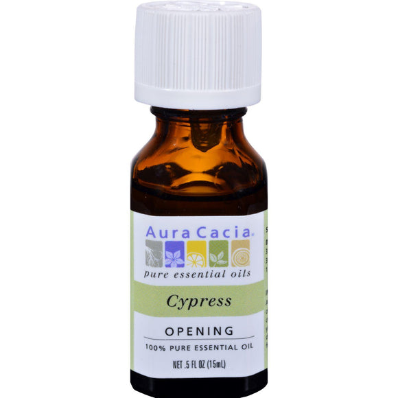 Aura Cacia Essential Solutions Oil Cypress - 0.5 Fl Oz - Vita-Shoppe.com