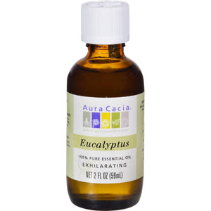 Aura Cacia Essential Oil Eucalyptus Pure - 2 Fl Oz - Vita-Shoppe.com