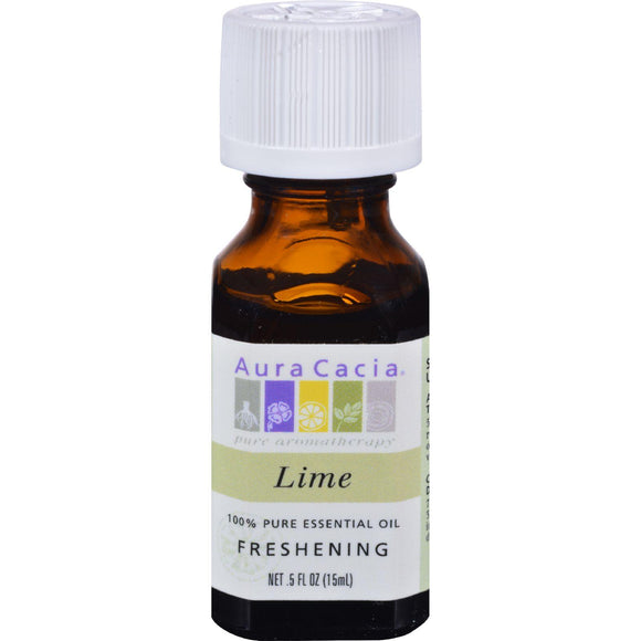Aura Cacia Pure Essential Oil Lime - 0.5 Fl Oz - Vita-Shoppe.com