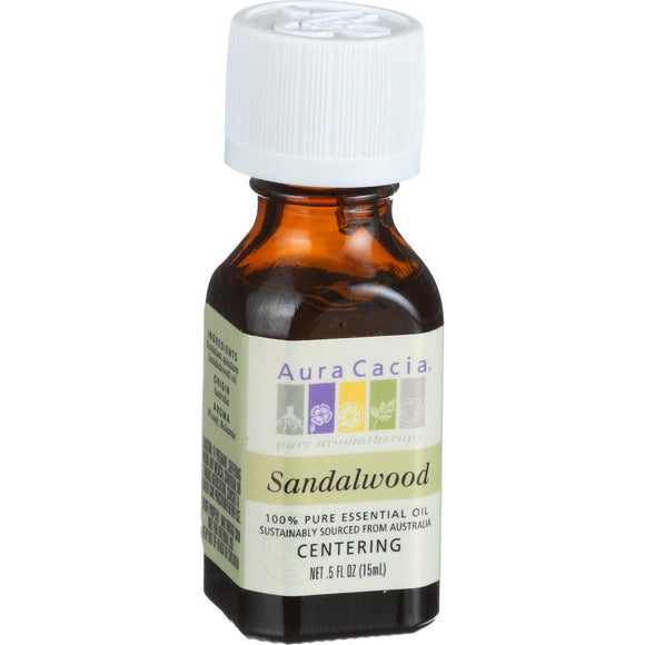 Aura Cacia Essential Oil - Sandalwood - .5 Oz - Vita-Shoppe.com