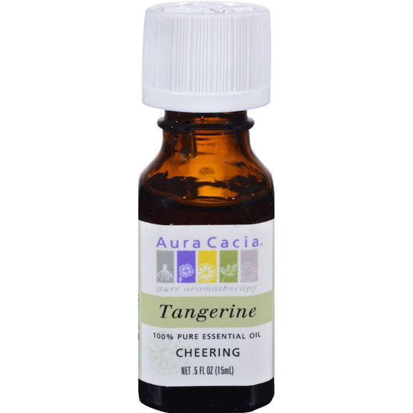 Aura Cacia Pure Essential Oil Tangerine - 0.5 Fl Oz - Vita-Shoppe.com