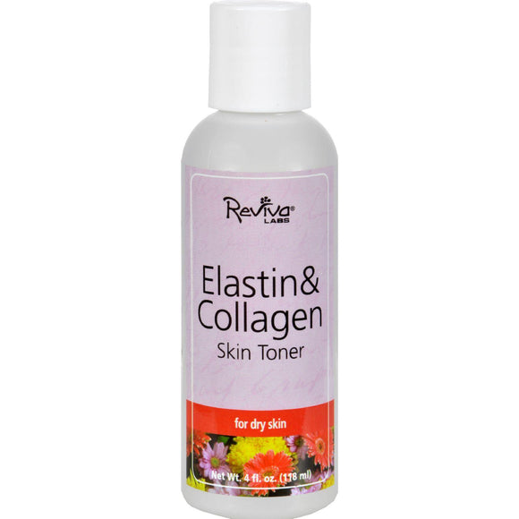 Reviva Labs Elastin Collagen Skin Toner - 4 Fl Oz - Vita-Shoppe.com