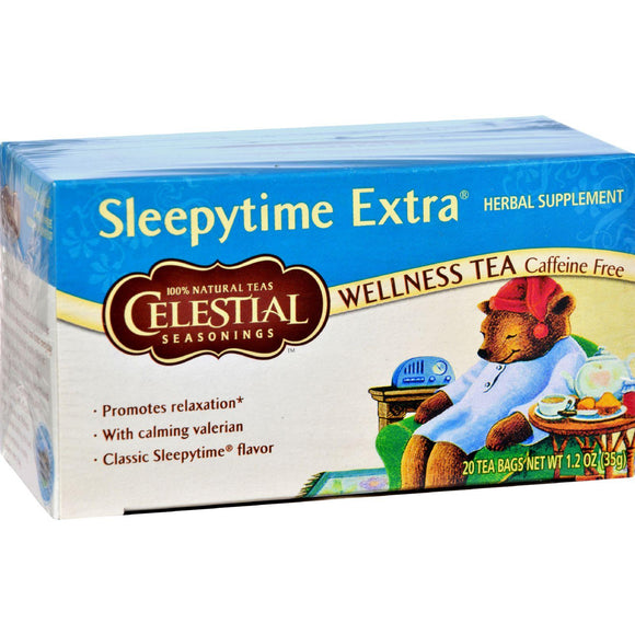 Celestial Seasonings Wellness Tea - Sleepytime Extra - Caffeine Free - 20 Bags - Vita-Shoppe.com