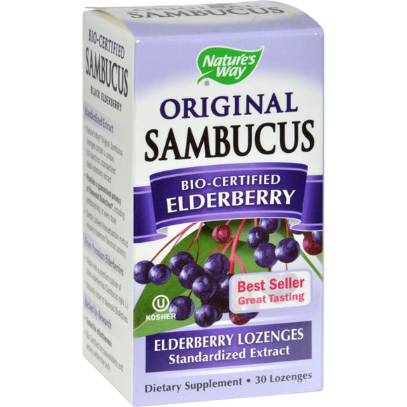 Nature's Way Sambucus Original Lozenges - 30 Lozenges - Vita-Shoppe.com