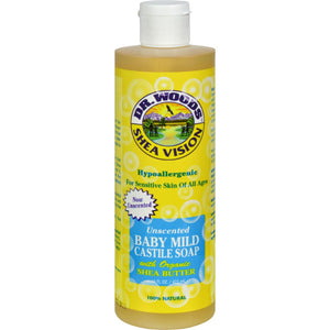 Dr. Woods Shea Vision Pure Castile Soap Baby Mild With Organic Shea Butter - 16 Fl Oz - Vita-Shoppe.com