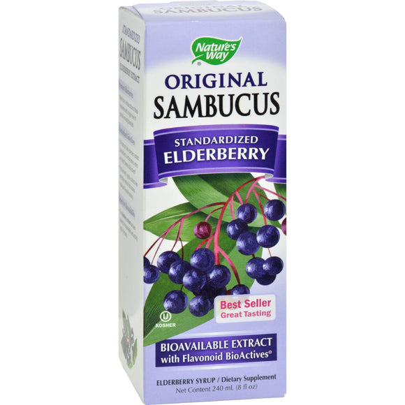 Nature's Way Sambucus Original Syrup - 8 Fl Oz - Vita-Shoppe.com