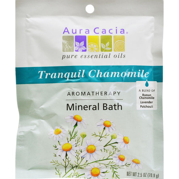 Aura Cacia Aromatherapy Mineral Bath Tranquility - 2.5 Oz - Case Of 6 - Vita-Shoppe.com