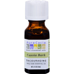 Aura Cacia Pure Essential Oil Cassia Bark - 0.5 Fl Oz - Vita-Shoppe.com