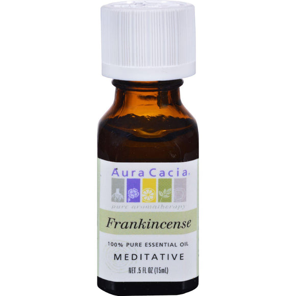 Aura Cacia Pure Essential Oil Frankincense - 0.5 Fl Oz - Vita-Shoppe.com