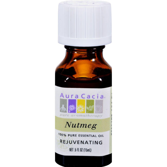 Aura Cacia Pure Essential Oil Nutmeg - 0.5 Fl Oz - Vita-Shoppe.com
